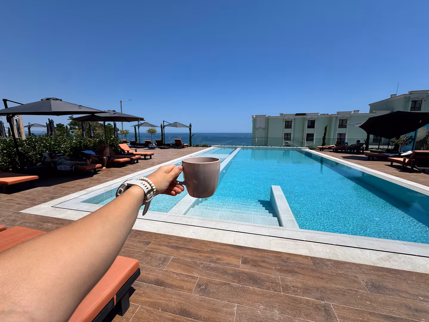Aqua view Apart next to the sea with pool photo 7